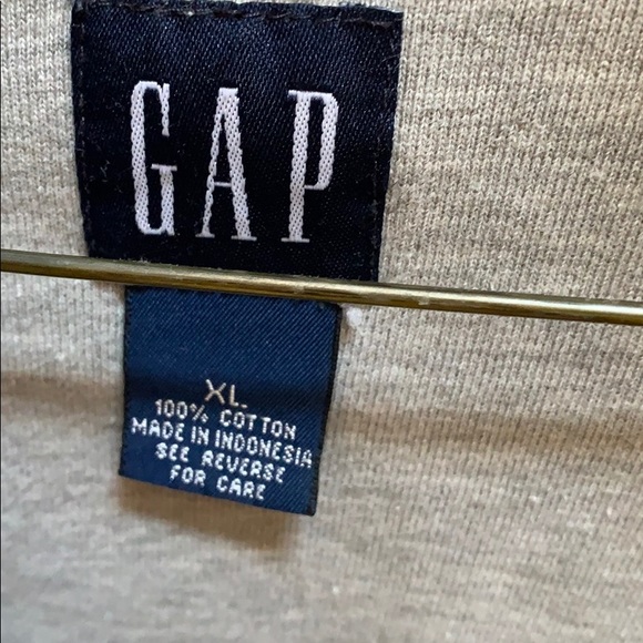 Unisex Gap Pullover Tan Hoodie Jacket Size XL - Picture 2 of 8